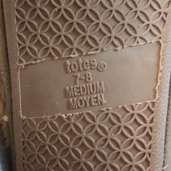 ●SALE●🇨🇦TOTES TOASTIES3118A Ladies Boot Slippers Mink - Picture 5 of 14